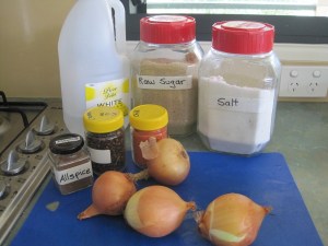 Tomate sauce ingredients