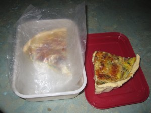 Quiche to freeze