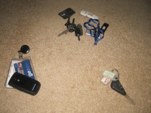 Contents of inner pockets