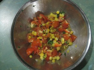 Corn & Tomato salsa